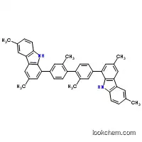Molecular Structure of 1262783-41-4 (1,1'-(2,2'-Dimethyl-[1,1'-biphenyl]-4,4'-diyl)bis(3,6-dimethyl-9H-carbazole))